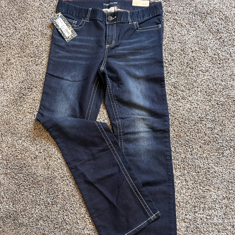 Maurices Dark Blue Women Bootcut Jeans